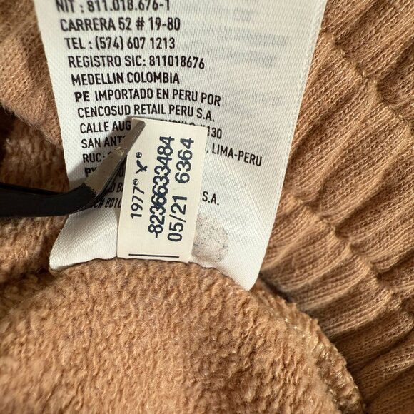 American Eagle Outfitters Jogger Women Size S Brown Mustard Sweatpants Soft - Picture 13 of 13